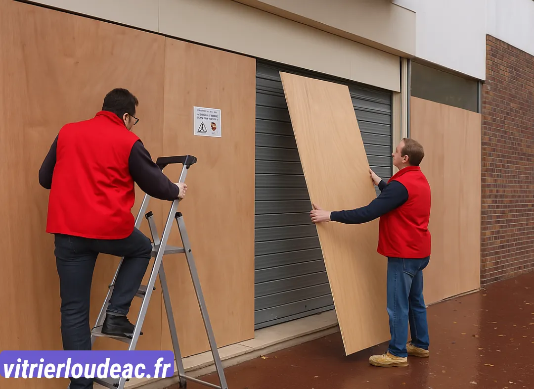 Mise en sécurité fermeture provisoire Loudéac